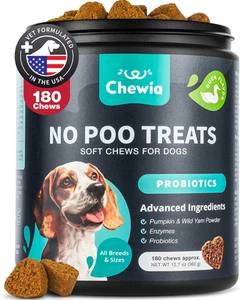 No Poo Chews for Dogs - Coprophagia Deterrent - Dog Probiotics for Digestive ... - Picture 1 of 12