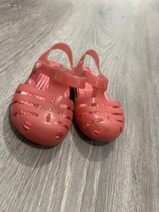 Crocs Sandals Baby 4c Pink Sandals Jelly Toddler Size 4 /c4 - Picture 1 of 4