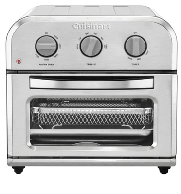 Cuisinart Freidora de Aire Compacta Horno Tostador TOA-26 - Acero Inoxidable - USADO Foto 1 de 4