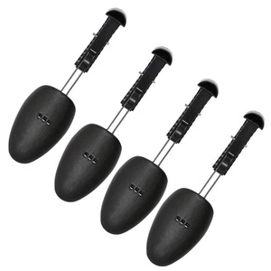 2 Pairs Plastic Shoe Tree Stretcher Shaper for Men (Black) - Picture 1 of 6