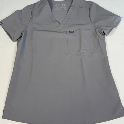 Blusa Médica FIGS Technical Collection Gris, Uniforme de Enfermera Médica, Para Mujer Talla S Foto 1 de 4