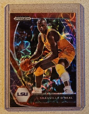 Mira telescópica roja Shaquille O'Neal 2021-22 Panini Prizm Draft SP Prizm #d/88 - LSU 🔥 Foto 1 de 2
