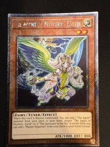 The Agent of Mystery - Earth (Platinum Secret Rare) RA04-EN146 QCS - Picture 1 of 2