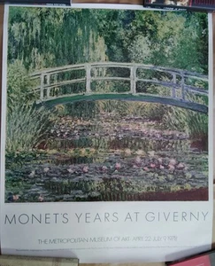 2 Vintage Claude Monet Posters 1978 Metropolitan Museum NY Impressionist Art - Picture 1 of 22