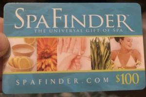 SPAFINDER The Universal Gift of Spa $100 Value - Picture 1 of 1