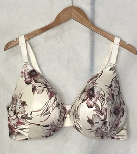Cacique Women’s Bra Size 42DD White Floral Underwired hook & eye closure - Picture 1 of 5