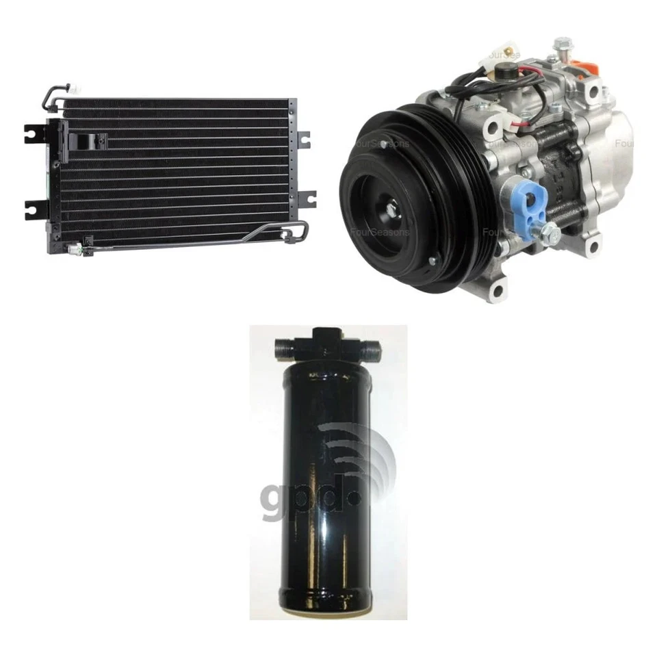 For Mazda Miata 1990-1993 Four Seasons 3-Pc A/C Compressor Kit Foto 1 de 1