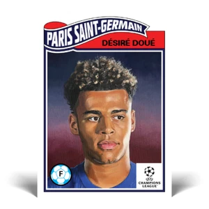 Topps UCL Living Set - Card 721 - Désiré Doué - Paris Saint-Germain - Bild 1 von 2