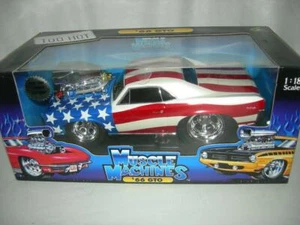 66 Pontiac GTO Stelle e Strisce Nuove in scatola 1:18 sc. Mus. Mach... - Foto 1 di 1