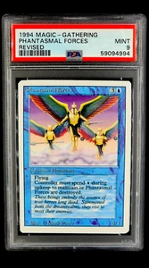 1994 MtG Magic the Gathering Revised Phantasmal Forces Uncommon PSA 9 Mint - Picture 1 of 12