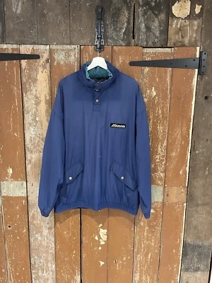 Chaqueta cortavientos de golf Mizuno azul ropa deportiva al aire libre impermeable XL Foto 1 de 4