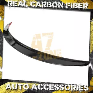 Real Carbon Fiber Trunk Spoiler For 2018-2023 Tesla Model 3 High Quality - Bild 1 von 6