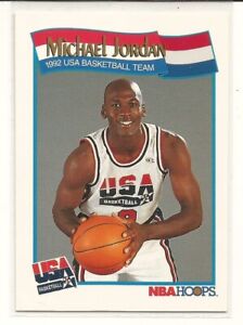 MICHAEL JORDAN  1991-92  NBA Hoops Team USA #579  Chicago Bulls