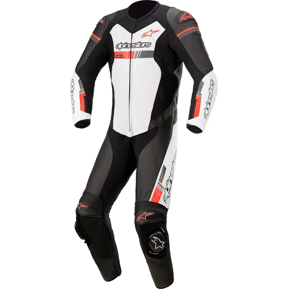 Combinaison Alpinestars GP Force 1 Pièce Noir/Blanc/Rouge 52 3150321-1231-52 42