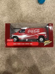 Johnny Lightning Coca-Cola 1/24, 2004 Ford E-250 Van; White Lightning Brand New! - Picture 1 of 4