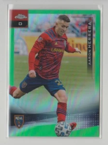 2021 Topps Chrome MLS Neon Green Refractor #13 Aaron Herrera /99 RC - Flat S/H - Picture 1 of 1