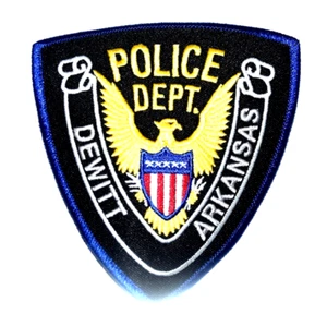 DEWITT ARKANSAS AR Sheriff Police Patch GOLDEN EAGLE CREST - Picture 1 of 1