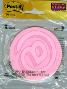 Post It Notes @ AT Social Media Symbol Package of Sticky Notes Twitter Handle - Picture 1 of 2