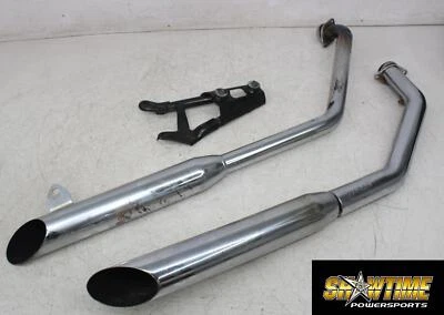 05-09 SUZUKI BOULEVARD C50 COBRA FULL EXHAUST HEADERS HEAD PIPE MUFFLERS (READ) - Image 1 of 4