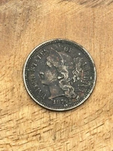 1879 Three Cent Nickel 3c Better Grade #6319 - Picture 1 of 5