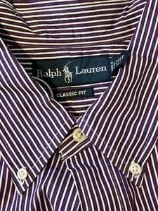 POLO RALPH LAUREN Para Hombre Mangas Largas Calce Clásico Camisa Talla 2XL Grande y Alta - Imagen 1 de 8