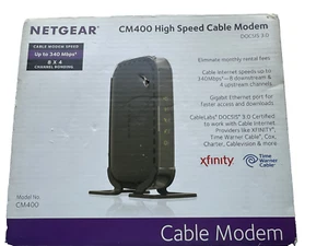 Netgear CM400 Docsis 3.0 Cable Modem New - Open Box - Picture 1 of 3