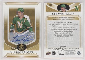 2020-21 SP Signature Edition Legends Gold Spectrum Foil Stew Gavin Stewart Auto