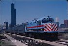 Original Kodachrome Slide Rta F40ph 115 W/Train Chicago Illinois 1981