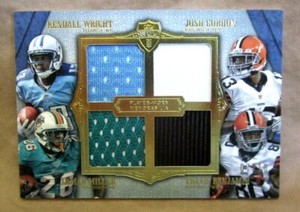 Gordon/Wright/Miller/Benjamin RC 2012 Topps Supreme 4Clr Quad Patch#07/10 