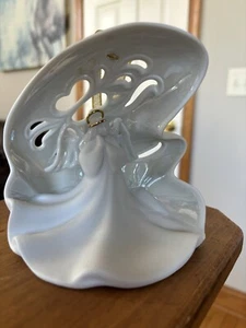 2003 Spiritualle Enesco Group Hanging White Angel Ceramic Ornament - Picture 1 of 22