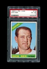 1966 DICK NEN O-PEE-CHEE #149 SENATORS PSA 6