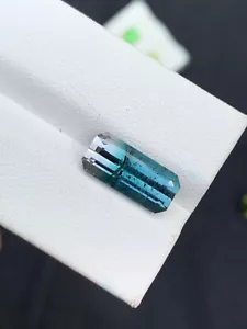 4.70ct Amazing natural bi color tourmaline loose gemstone from Afghanistan - Picture 1 of 6