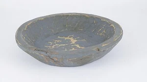Round Dough Bowl-Wood-14-16W x 2-3D-Newborn Photo Prop-Props-Industrial Gray - Picture 1 of 1
