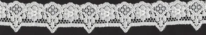 1&1/2" IVORY LACE FABRIC TRIM 36 YARDS TRIMMING BRIDAL TRIM - Picture 1 of 1