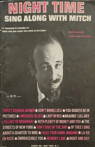 Night Time Sing Along With Mitch Sweet Georgia Piano Ukulele Music Song Book - Picture 1 of 4