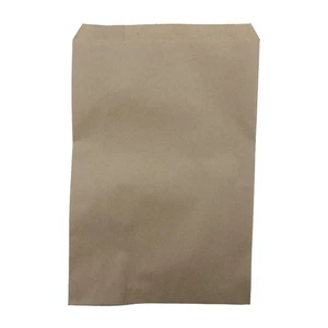 Pequeñas bolsas de mercancía de papel Kraft natural - 61/4” de ancho x 91/4” de alto - Estuche de 1000 - Imagen 1 de 2