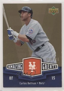 Upper Deck Amazing Greats Gold 2006/699 Carlos Beltrán #AG-CB - Imagen 1 de 4