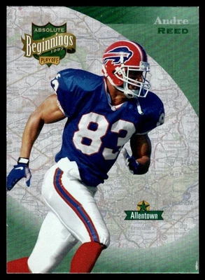 1997 Absolute Beginnings Andre Reed Buffalo Bills #91 17673 - Image 1 of 2