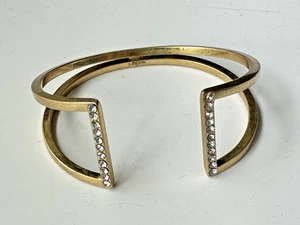 J. CREW Armreif goldfarben mit Kristall - Bild 1 von 9