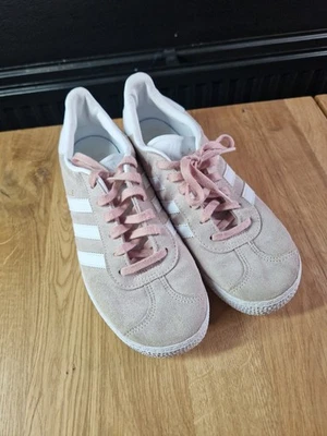 Adidas Gazelle J Pink/White BY9544 Girls Women's Trainers Size UK 5 - Image 1 of 4