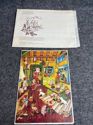 Vintage West Germany Illustrated Advent Calendar - Image 1 of 4