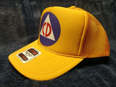 Gorra Defensa Civil DORADA Otto Retro Corona Alta Camionero Snapback Foto 1 de 4