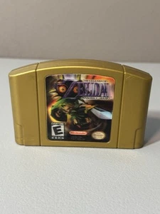 Majora’s Mask Legend Of Zelda Holo Gold Cart Collector’s Edition Nintendo N64 - Picture 1 of 2