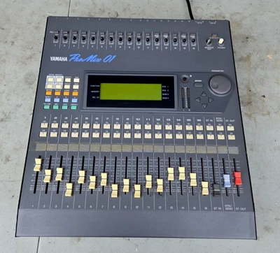 雅马哈 ProMix 01 16 通道数字混音器控制台 - 可正常工作! 干净! — 第 1/4 张图片