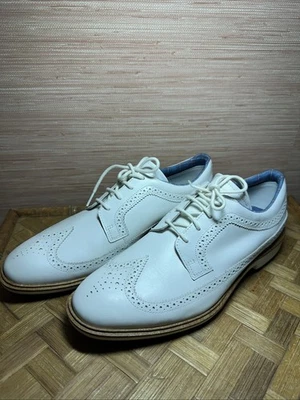 NUEVO ECCO Para hombres Clásico Híbrido Sin Tacos Zapato de Golf - Blanco - 110224-01007 8-8.5 Foto 1 de 4