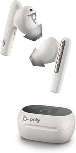 Poly Voyager Free 60+ UC MS Teams USB-C in Weiß In Ear Kopfhörer mit Geräuschunt - Bild 1 von 3