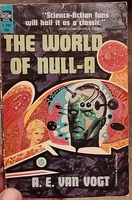 The World of Null-A by A.E. van Vogt Ace F295 1964 1st print Ed Emshwiller cover - Image 1 of 4