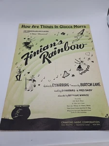 How Are Things In Glocca Morre, Finian's Rainbow, 1946 Vintage Theatre Music - Picture 1 of 3