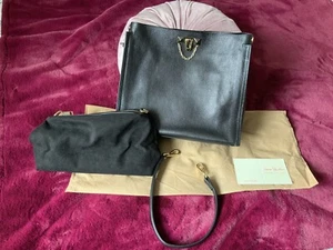 Jane Shilton black leather tote/hobo/ Shoulder Bag. New π· - Picture 1 of 12
