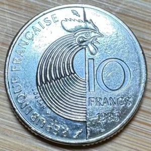 PIECE DE 10 FRANCS ROBERT SCHUMAN 1986 (1270) - Picture 1 of 2